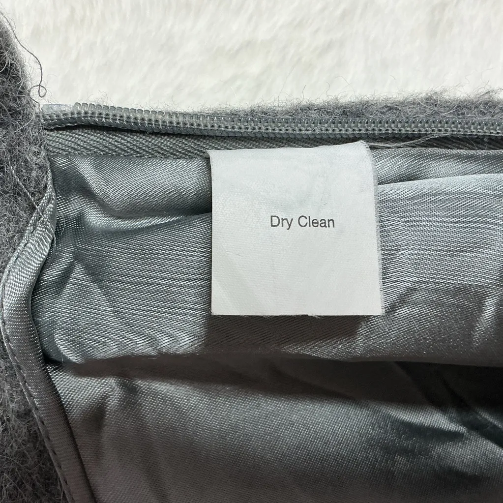 Y2k 90;s vintage J. Crew gray 100 acetato Wool Blend size 6 - Image 5