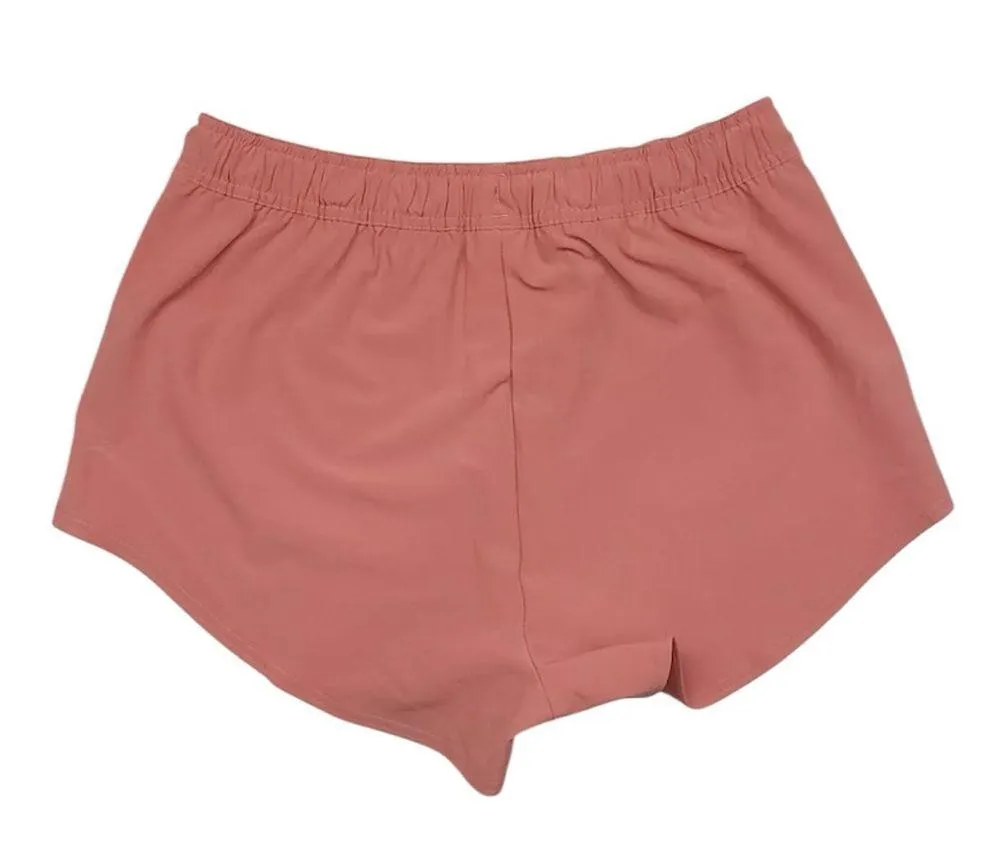 Gymshark Womens  Peach Earth Orange KK Fit Workout Athletic Shorts size médium - Image 2