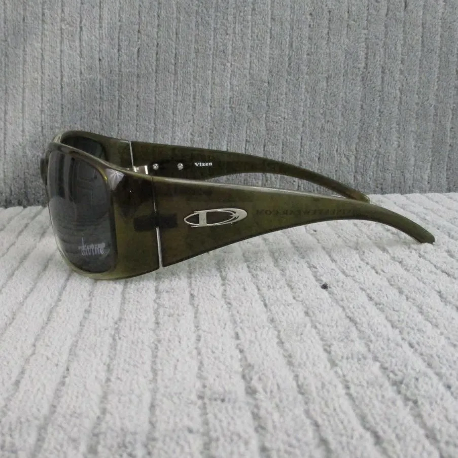 New Divine Eyewear Vixen Olive Fade/Polarized Smoke Sunglasses NWT Women's Green - Image 3
