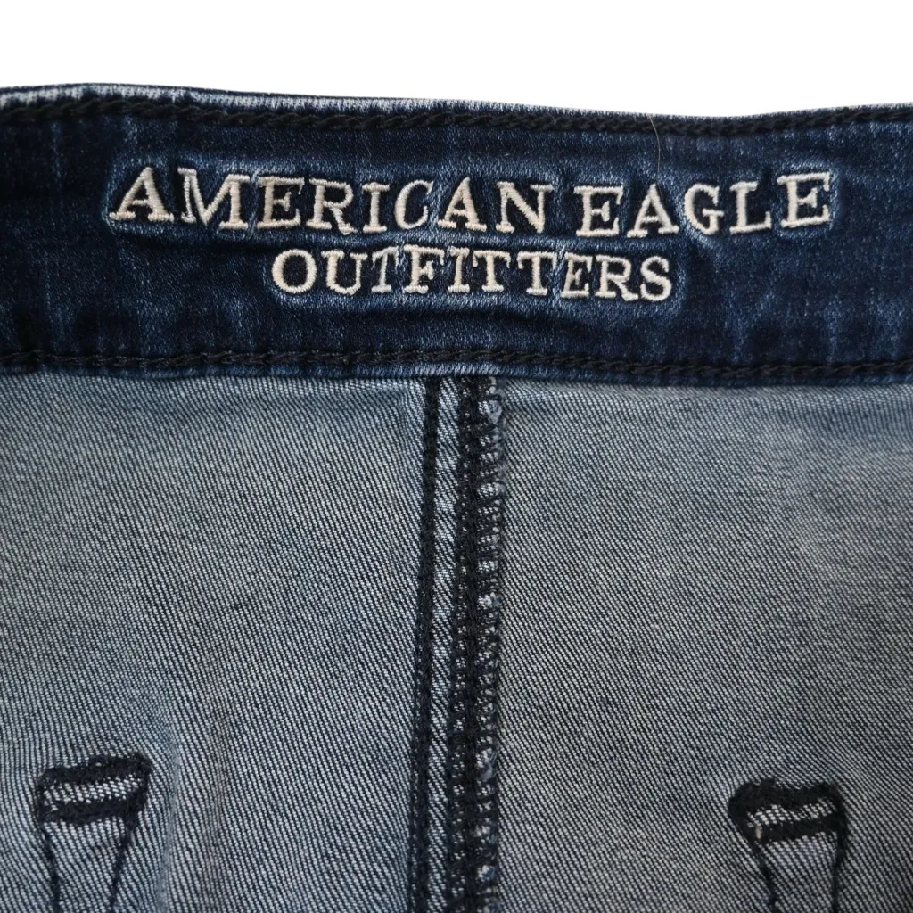 AEO Women's 6 Super Stretch Denim Mini Skirt - Image 8