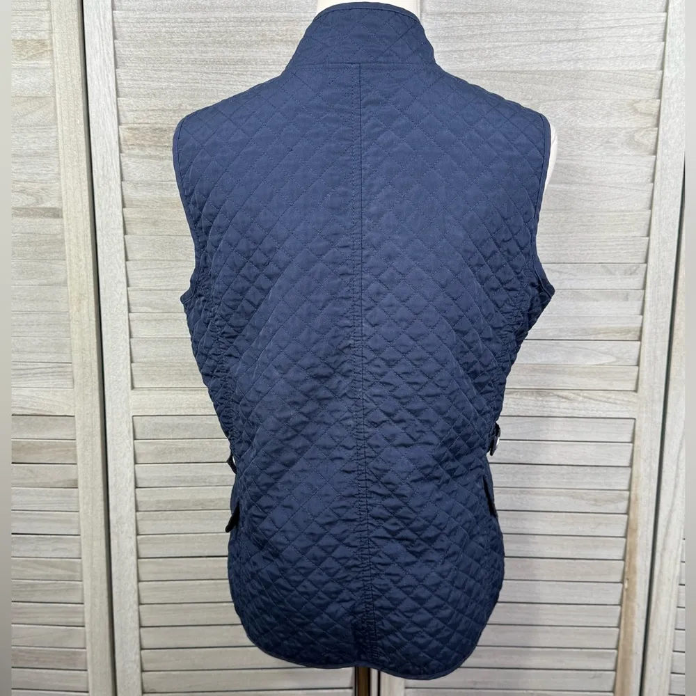 MIFRESIA Women's Quilted Vest Navy - Image 3