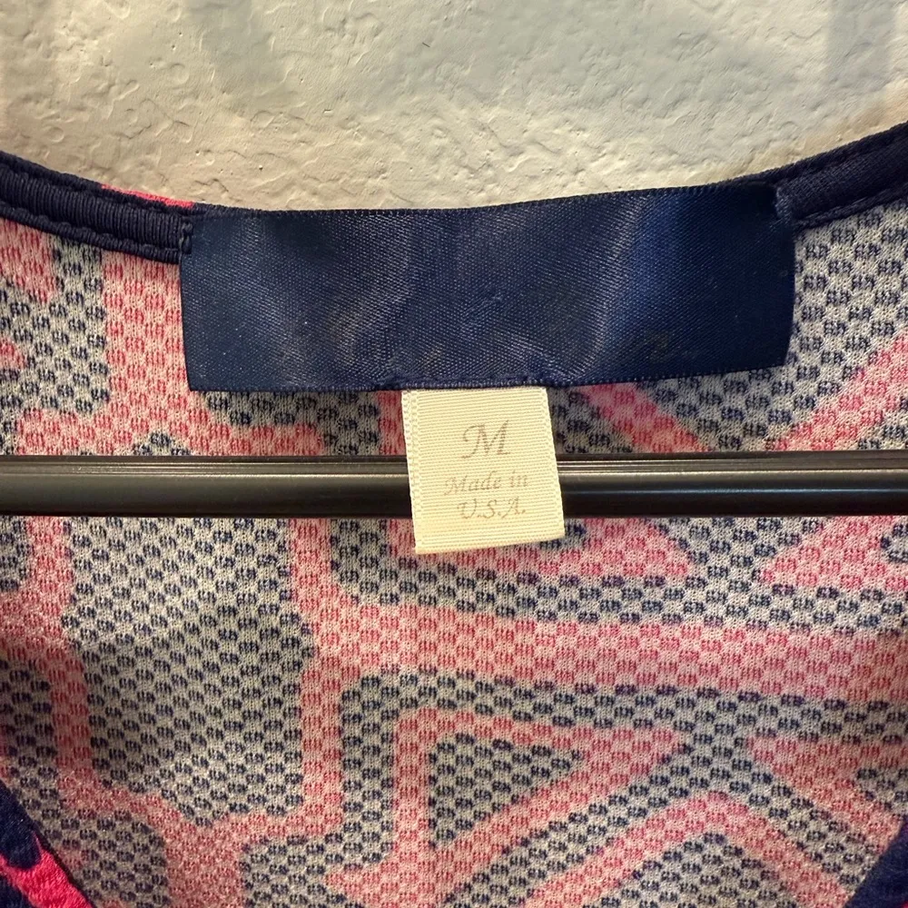 Chic Pink and Black Mini Dress Size M - Image 4