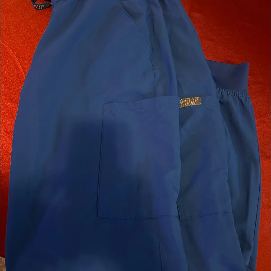 Med Couture Royal scrub joggers Blue Size L - Image 10