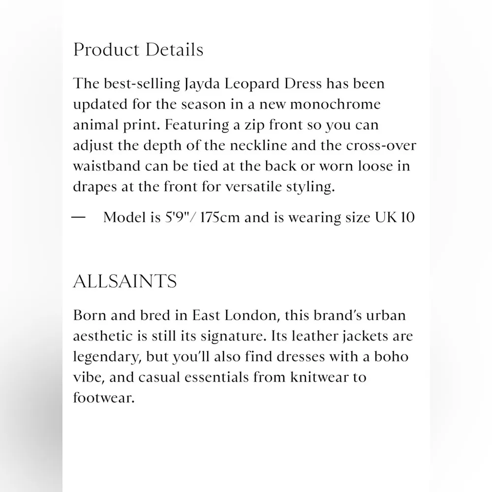 All Saints Jayda Waterloo Dress - Image 9