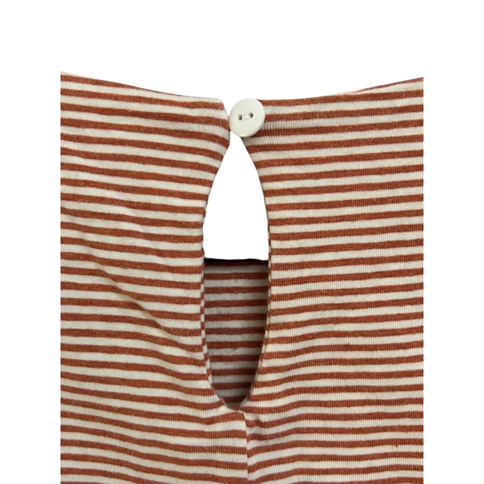 Pact Striped Floral Fit Flare Dress Womens XL Organic Cotton - Image 4