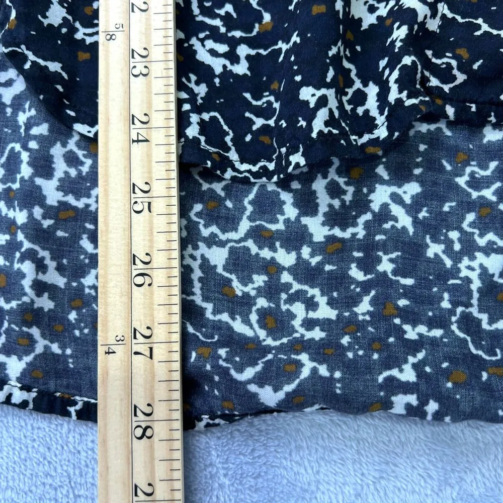 Apiece Apart Floral Blouse 100 % Viscose Blouse Classic Preppy Business Size 4 - Image 10