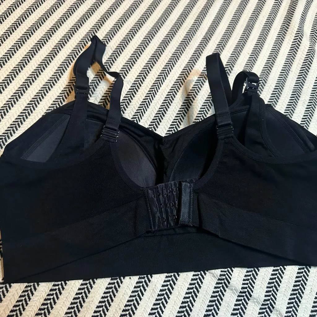 Auden Black breastfeeding Seamless Bra Size M - Image 2