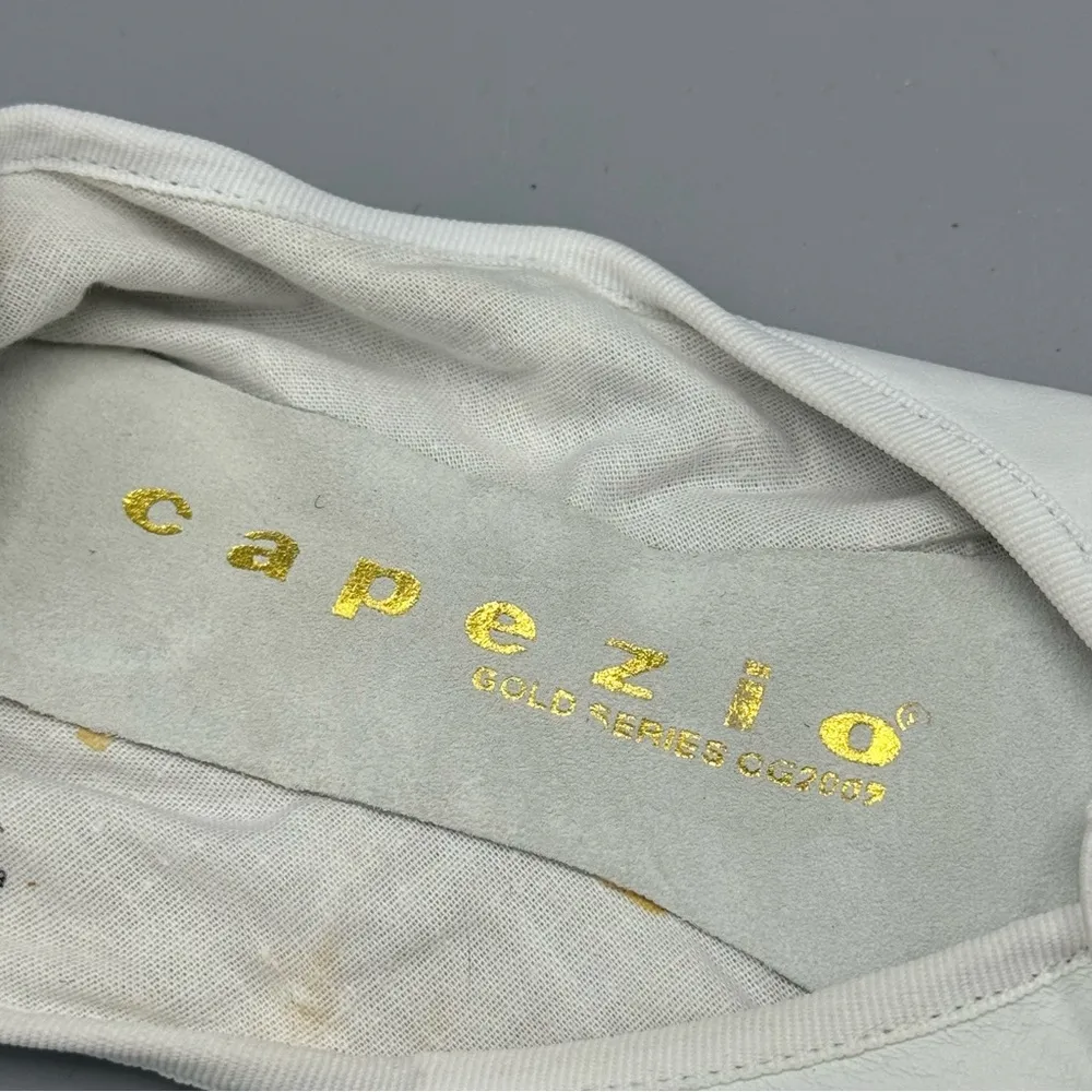Capezio Gold Series Ballet White Leather Upper & Sole Split Sole Women’s 9 ½ M Size 9.5 - Image 10