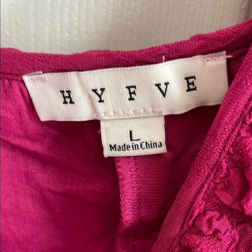 HYFVE Pink Smocked Ruffled Peplum Blouse - Image 5