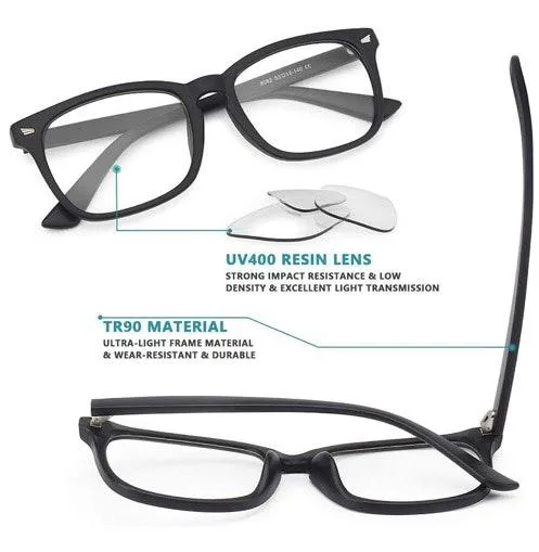 Gaoye Computer Reading Blue Light Glasses Leopard Frames - Image 6