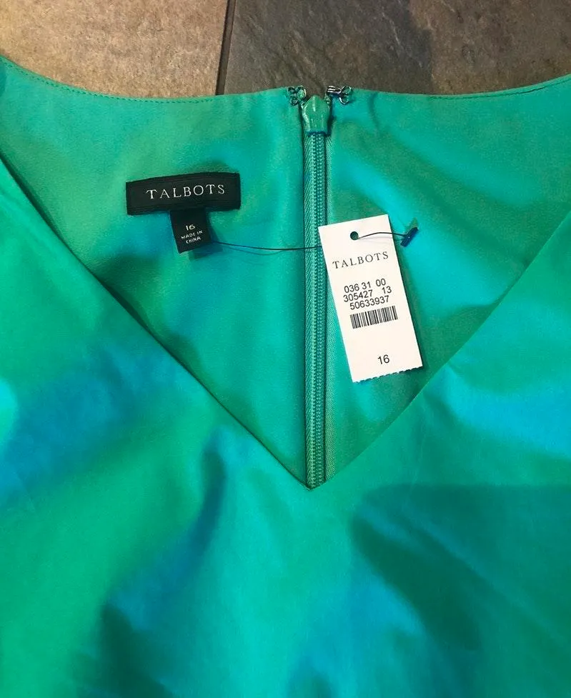 Talbots Green Dress - Image 2
