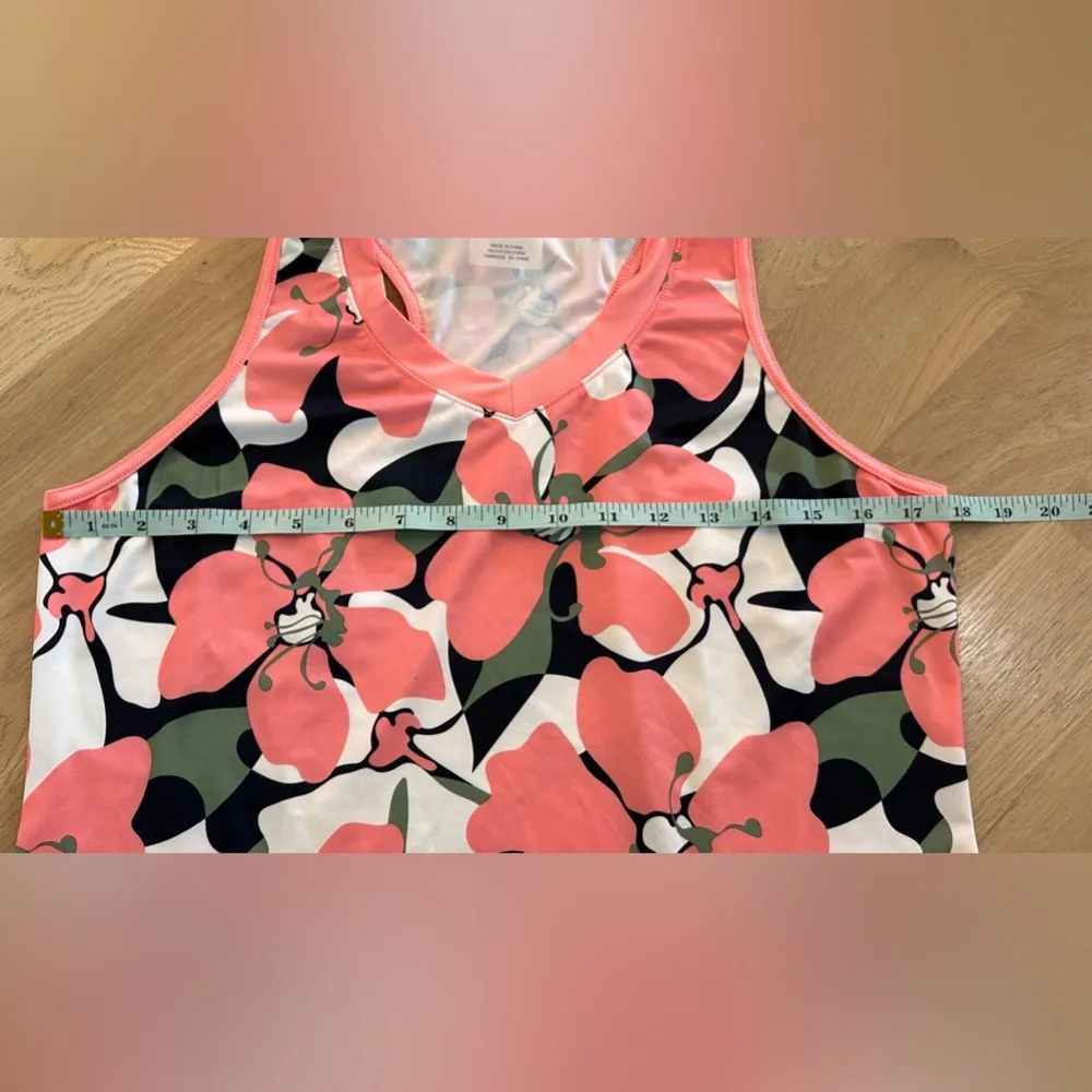 Jofit women’s floral racerback golf tank top size medium - Image 5