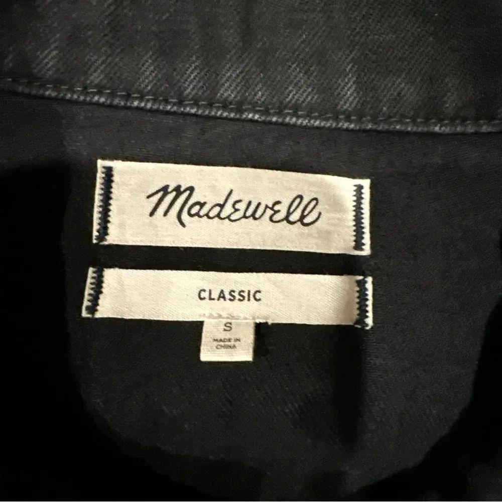 MADEWELL CLASSIC WOMENS SMALL DENIM JACKETS BLACK
NWOT - Image 3