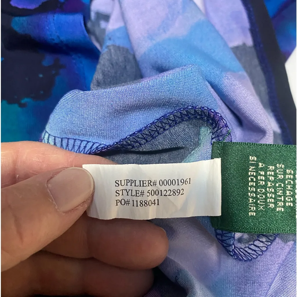 LAUREN RALPH LAUREN‎ floral rouched waist faux wrap dress - Image 6