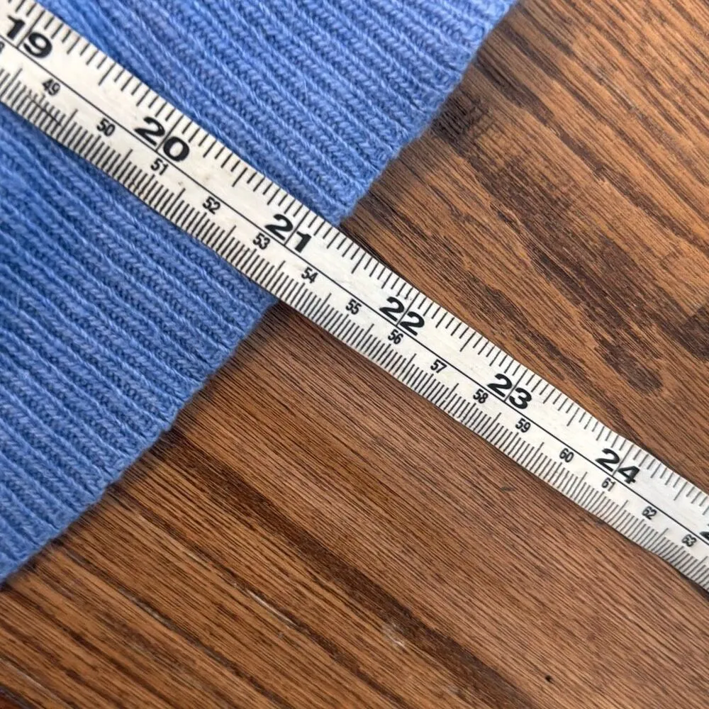 J.Crew Vintage wool angora blend cableknit cardigan sweater large Purple - Image 5