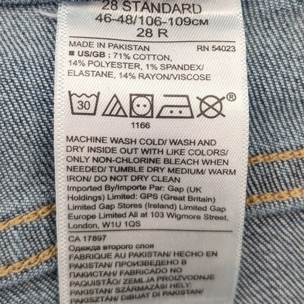 Banana Republic Jean Shorts Size 28 Distressed Jean Shorts - Image 9