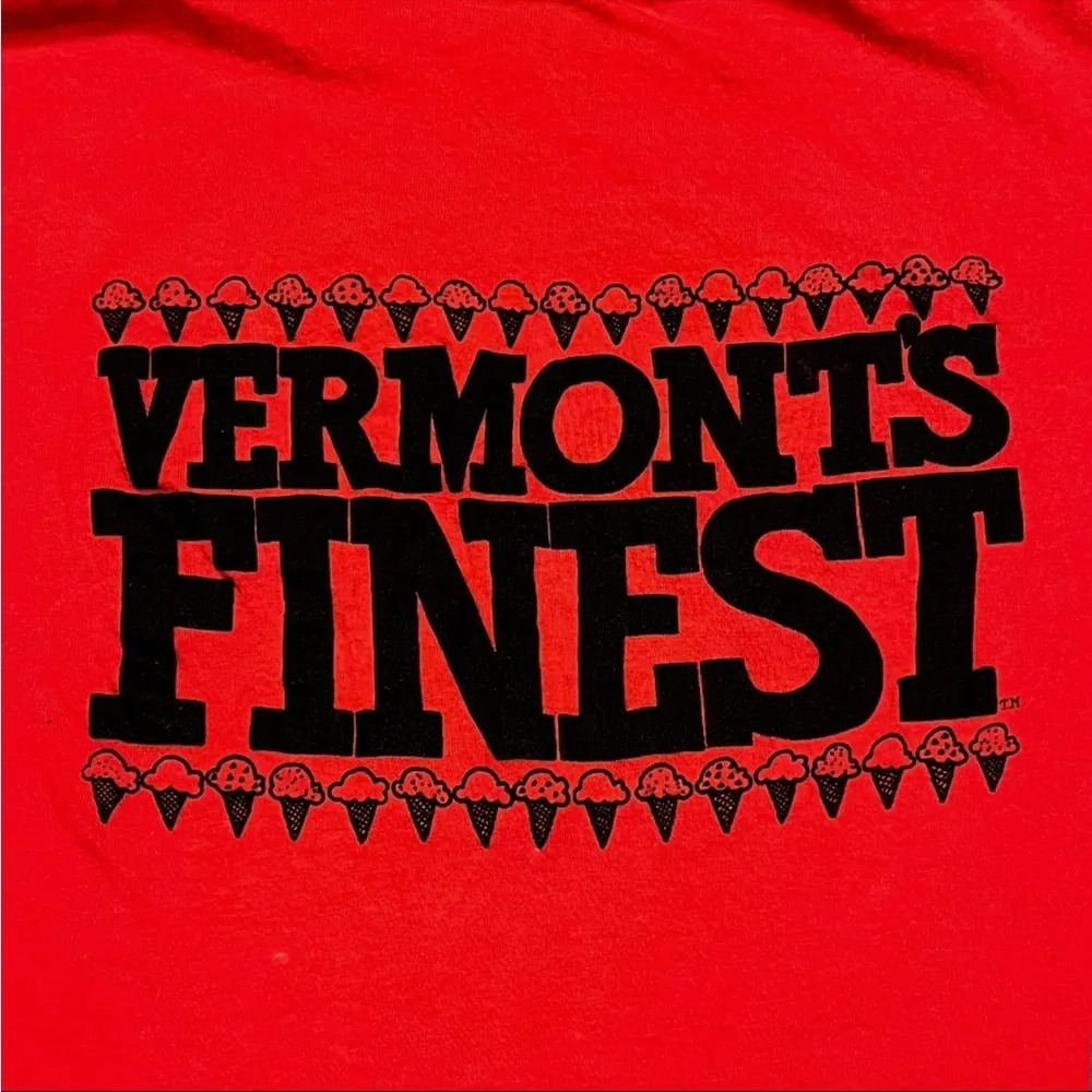 ★ Ben & Jerry’s Ice Cream Vintage 1985 Red 2 - Image 7