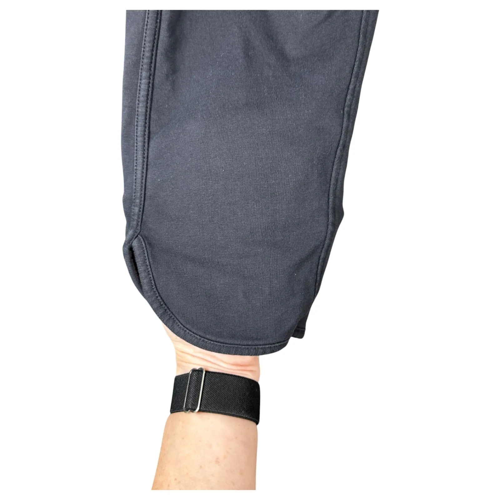 Pact Pull On Drawstring Organic Cotton Black Pants Women's Size Small - Image 5