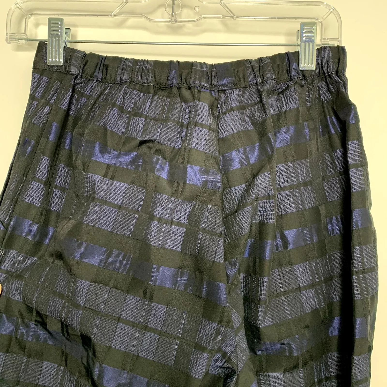 Ciao Lucia Pietro Woven Taffeta Pant Sapphire Womens Blue Size Small Made in La White - Image 8