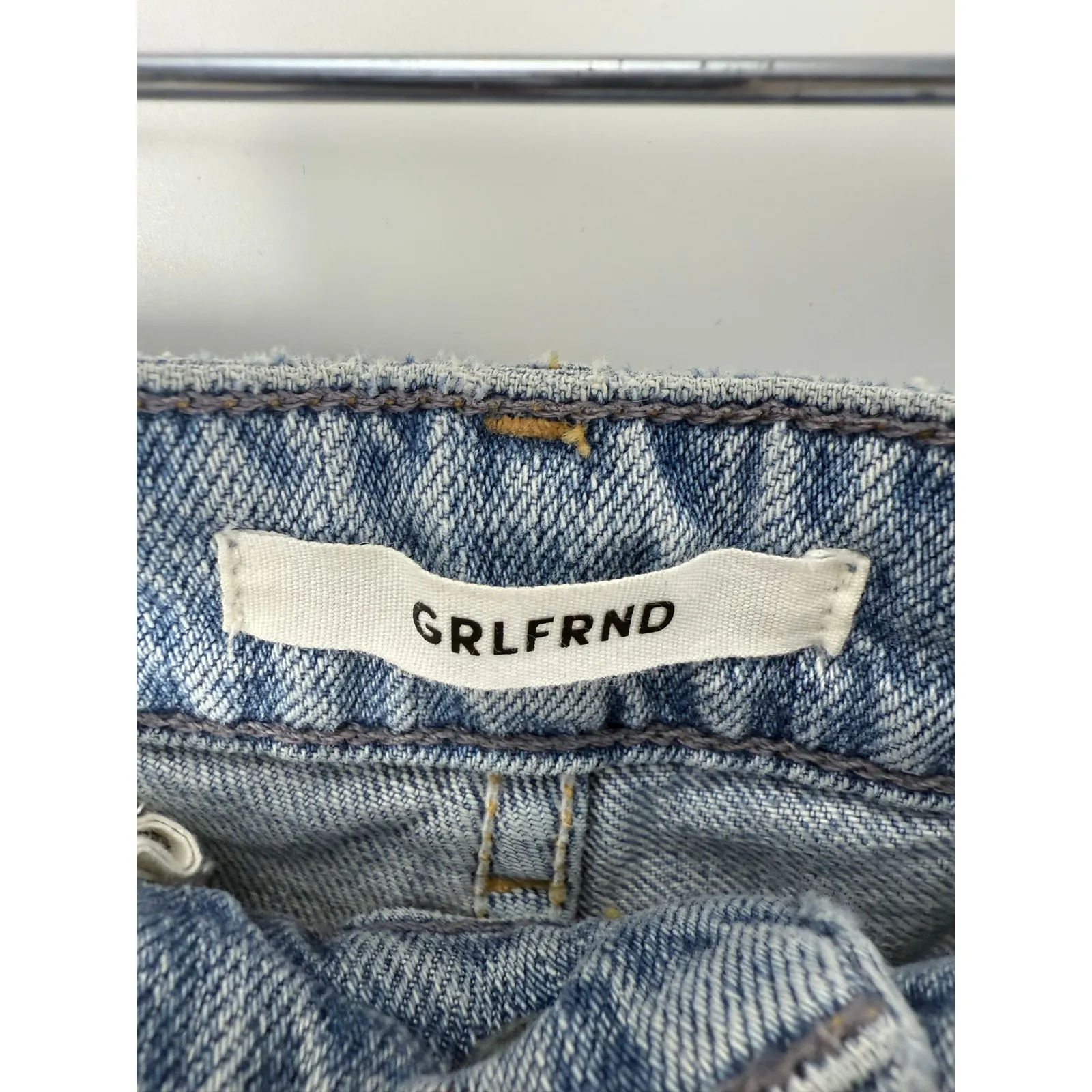 GRLFRND Veronique Tempo 90s Tapered High Rise Jeans Women’s Size 29 Vintage Blue - Image 5