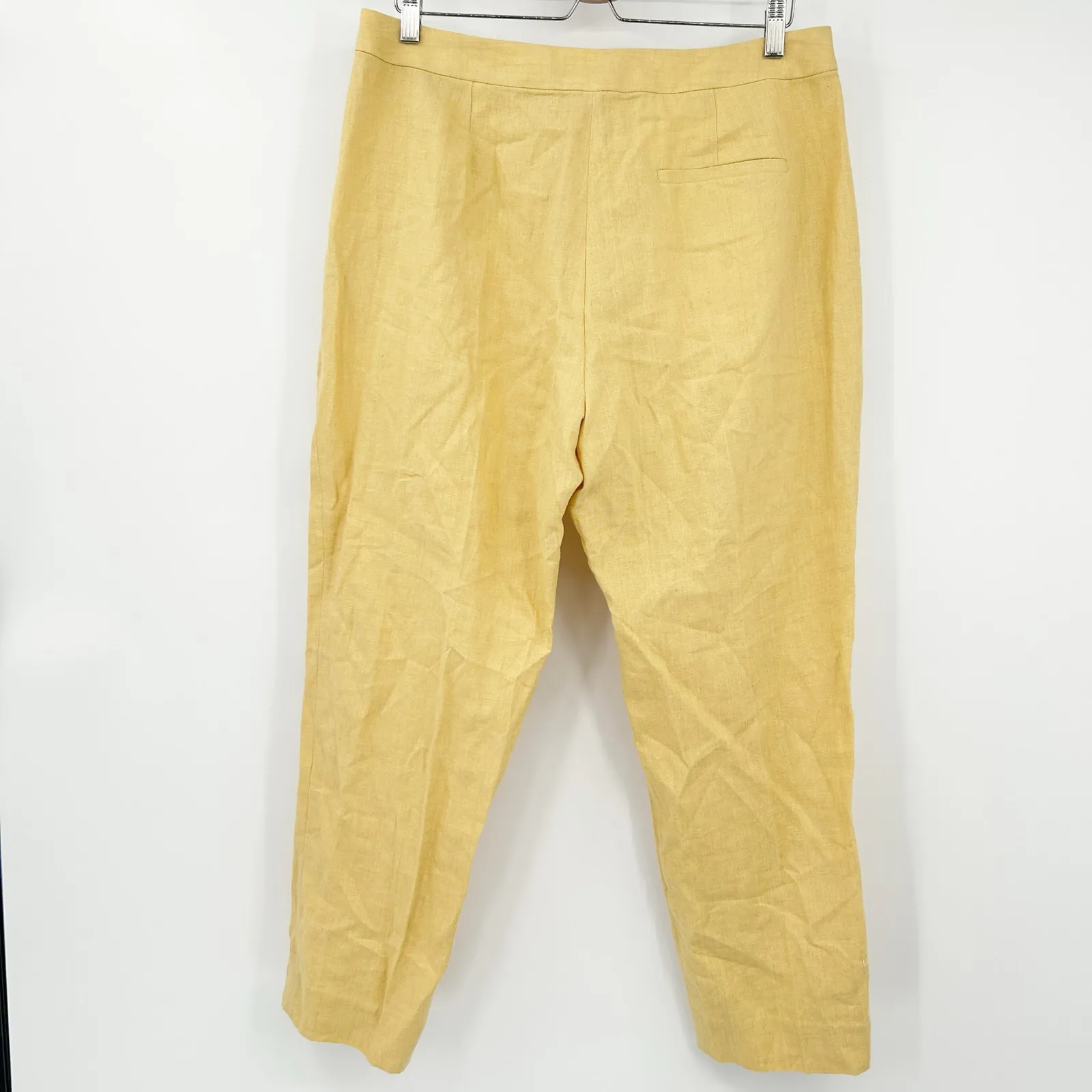 Banana Republic Womens Career Casual Beachy Hayden Linen Blend Pants Size‎ 12 - Image 7