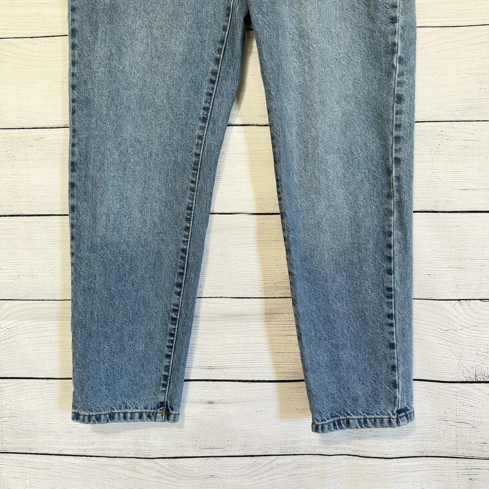 Cotton On Mom Jeans Women Size 10 Medium Blue Wash High Rise Minimalist Casual - Image 4