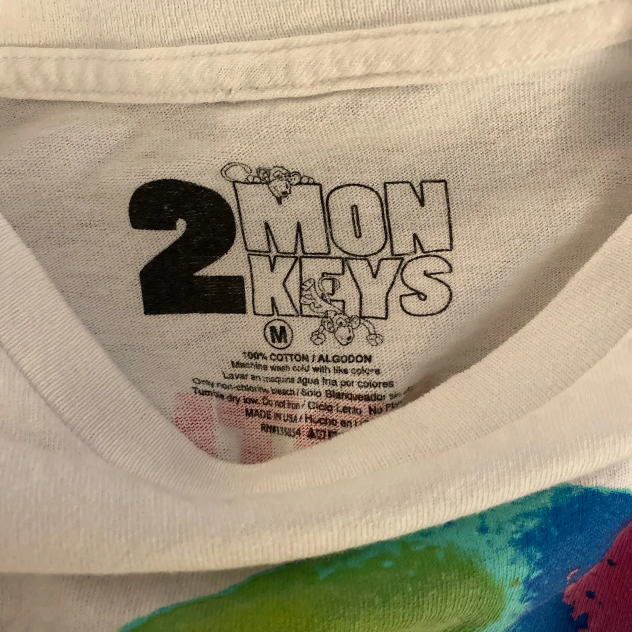 Skull Graphic Tee Size M - Image 3