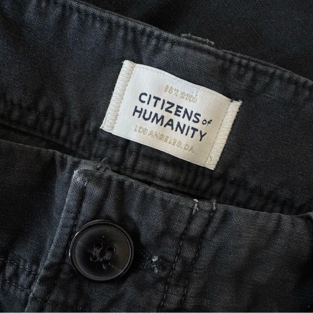 Citizens Of Humanity COH Carter Utility Pant in Washed Black Size 24 - Image 14