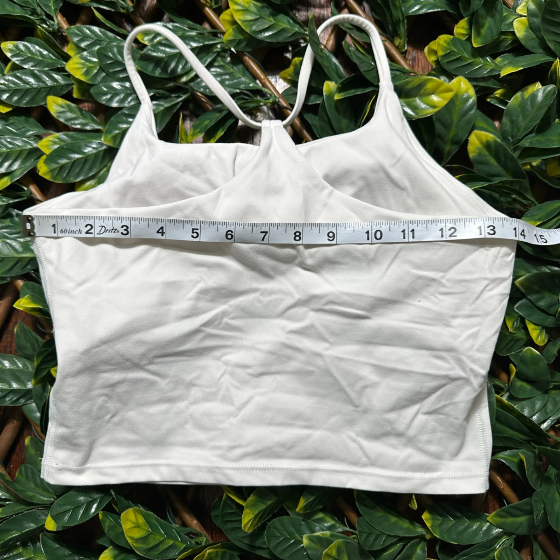 White Workout Top Size Medium - Image 7