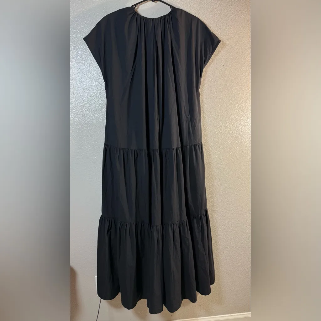 COS Tiered Black Maxi Dress SZ:6 - Image 4