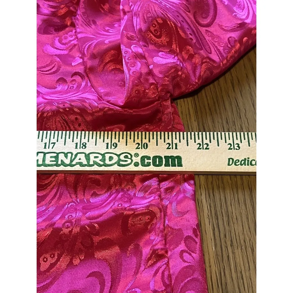 Charolette VanHorne Pink Blouse Size 14 Vintage Formal Classic Gala‎ Designer - Image 8