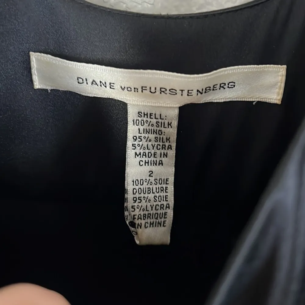 EUC Vintage Dvf Diane Von Furstenberg Black Tiera Sequin Dress sz 2 - Image 8