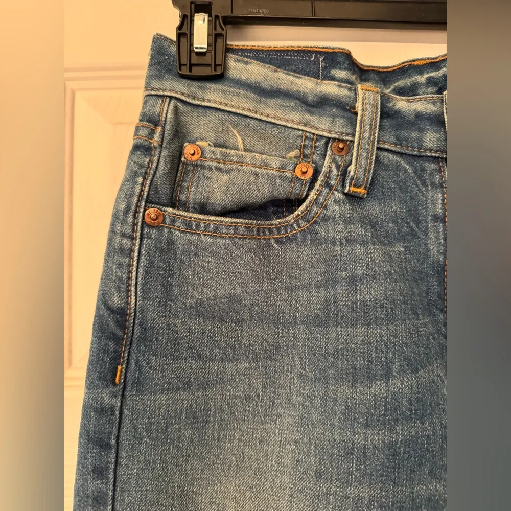 REDONE HIGH RISE STOVE PIPE Women’s Blue Jeans Size 26 - Image 9