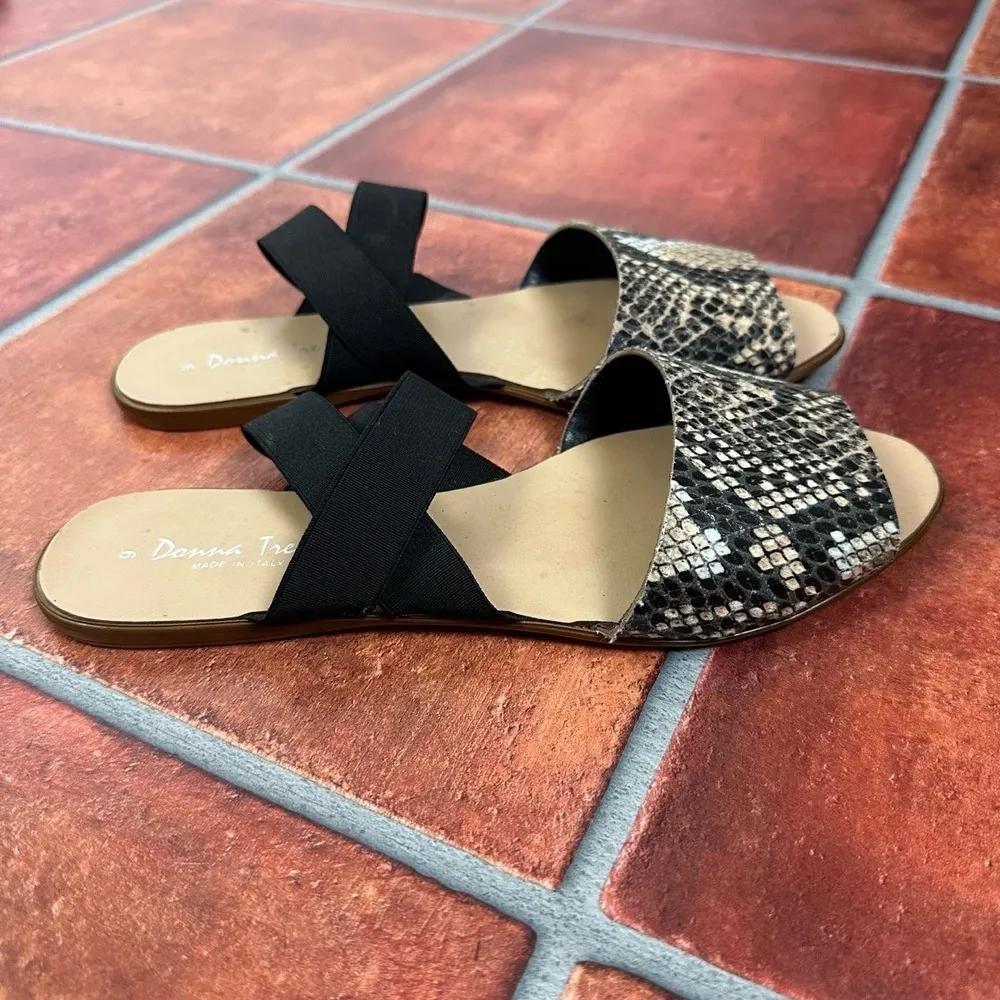 Donna Trend Black Snakeskin Open - Image 2