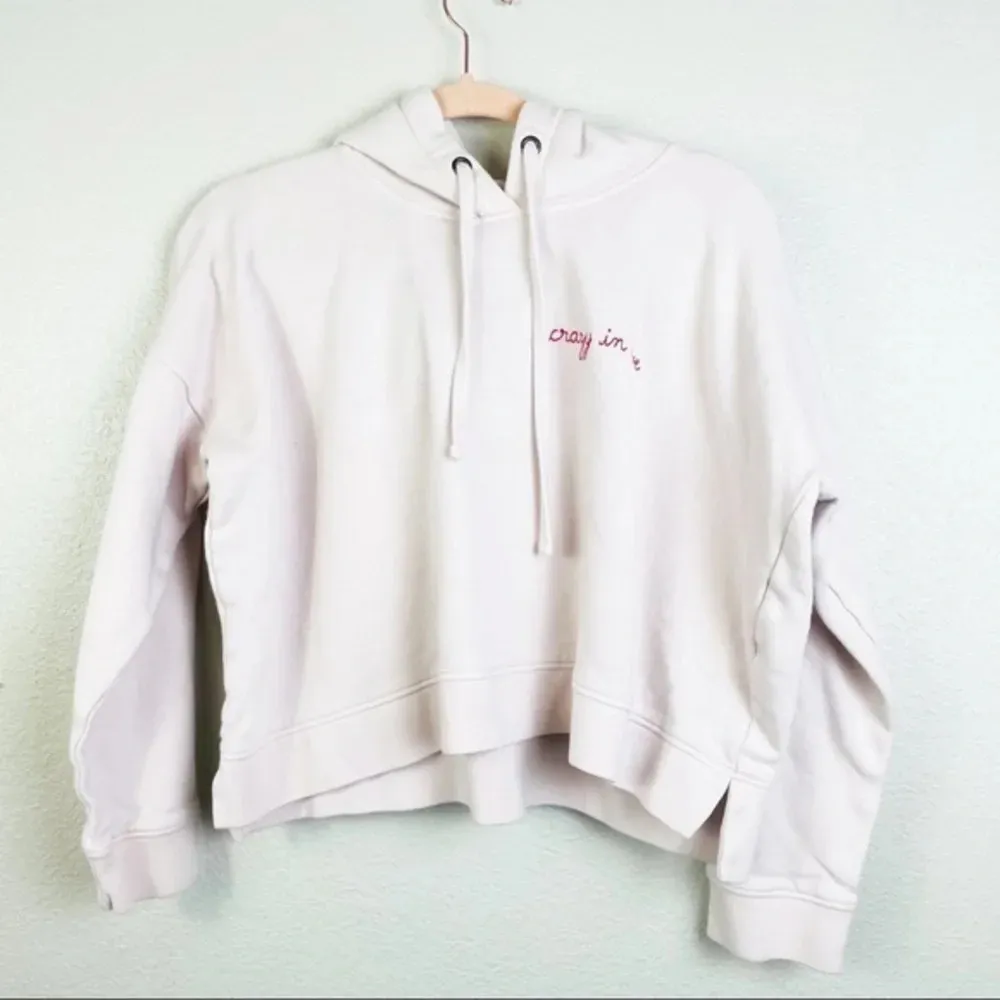 MAISON‎ LABICHE Crazy In Love Hoodie Sweatshirt Size Medium - Image 5