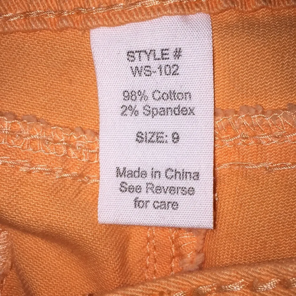 Bright Orange Blue Asphalt Shorts Size 9 - Image 7