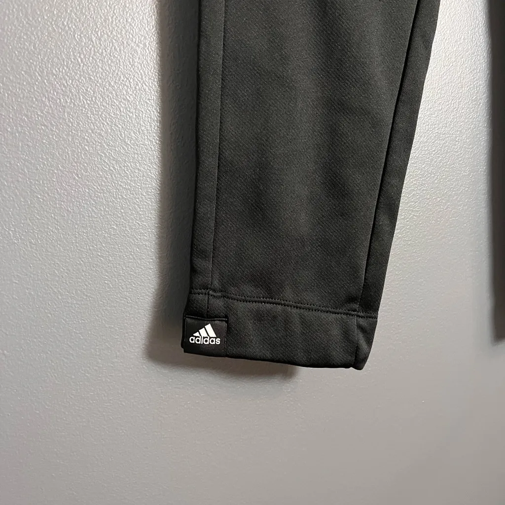ADIDAS Black Aeroready Unisex Joggers Sweatpants Adult Sz M EUC - Image 2