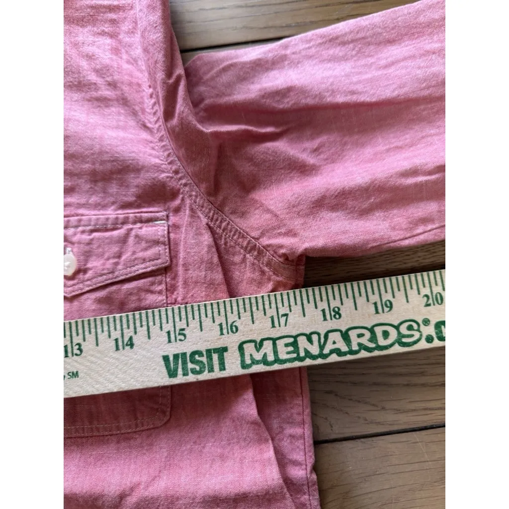 Old Navy Women Size Small Long Sleeve‎ Button Down Shirt Cotton Preppy Classic - Image 6