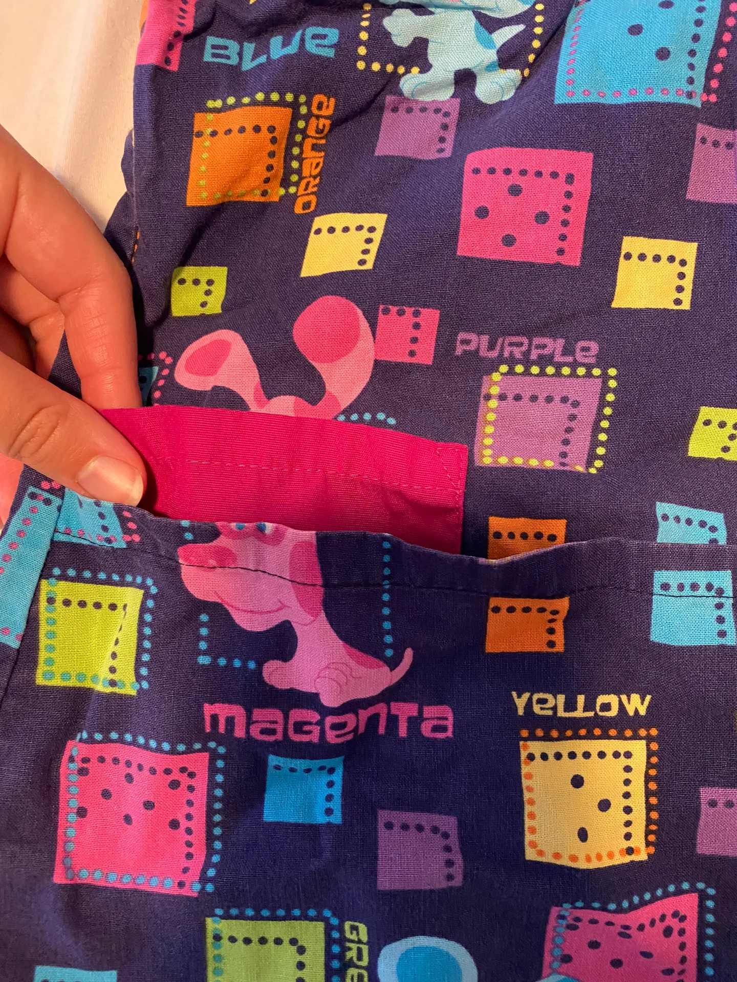 Blue’s Clues Scrub Top - Image 2