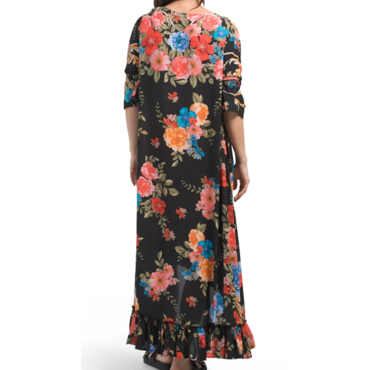 Johnny Was  Royal Long Ruffle Kimono - Image 3