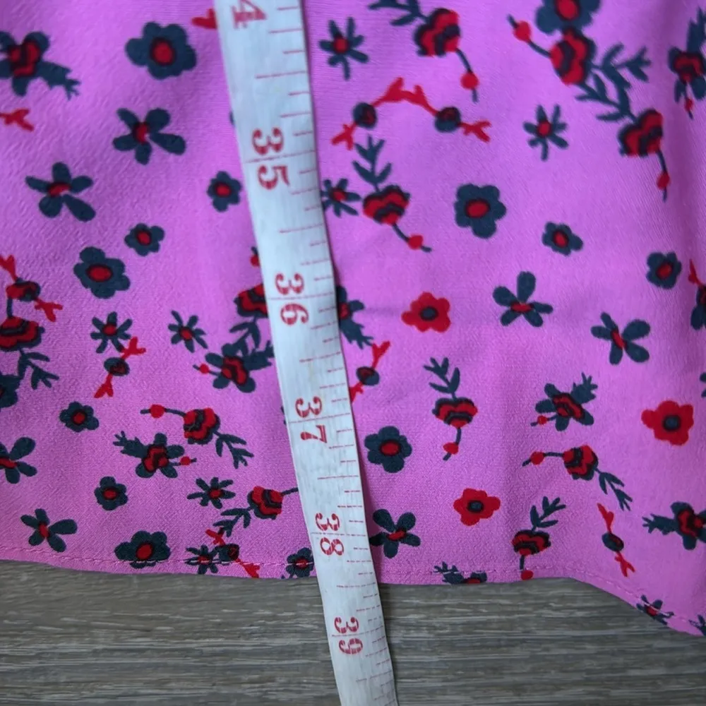 DIANE VON FURSTENBERG Saville floral-print crepe de chine mini wrap dress Large - Image 15