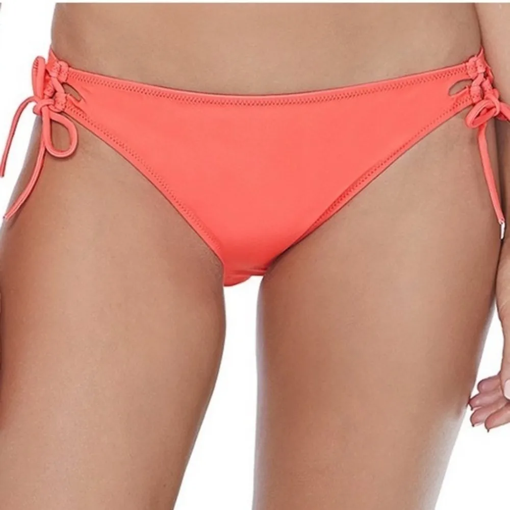 🔵 SALE 3/$25 RAISINS BIKINI BOTTOM TIE SIDE LACEUP HIP M - Image 5