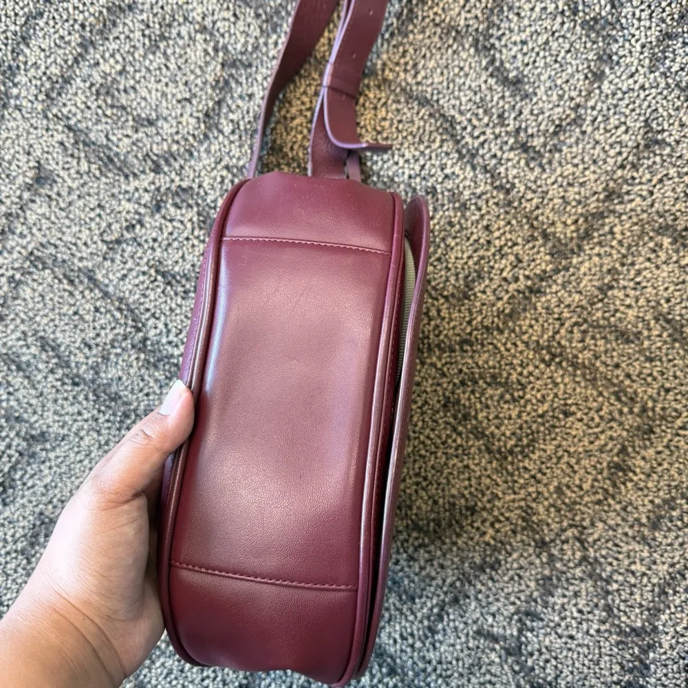 Radley London Camley Street Medium Leather Red Maroon Shoulder Handbag - Image 8