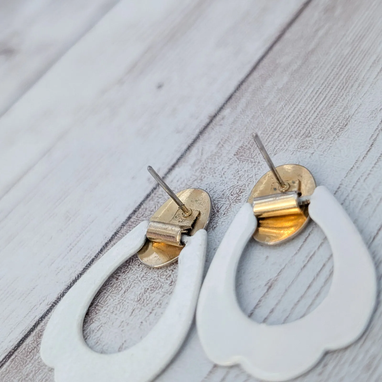 Vintage Stud Earrings Unusual - Image 9