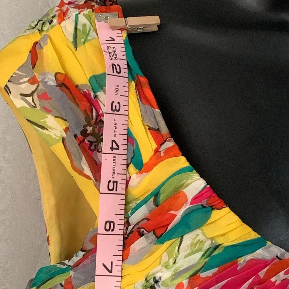 JONES NEW YORK Silk Chiffon Dress Sz:10 - Image 4