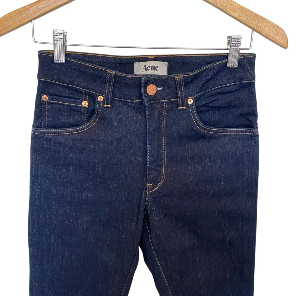 Acne Studios  High Rise Storlek Needle Soft Raw Jeans - Image 4