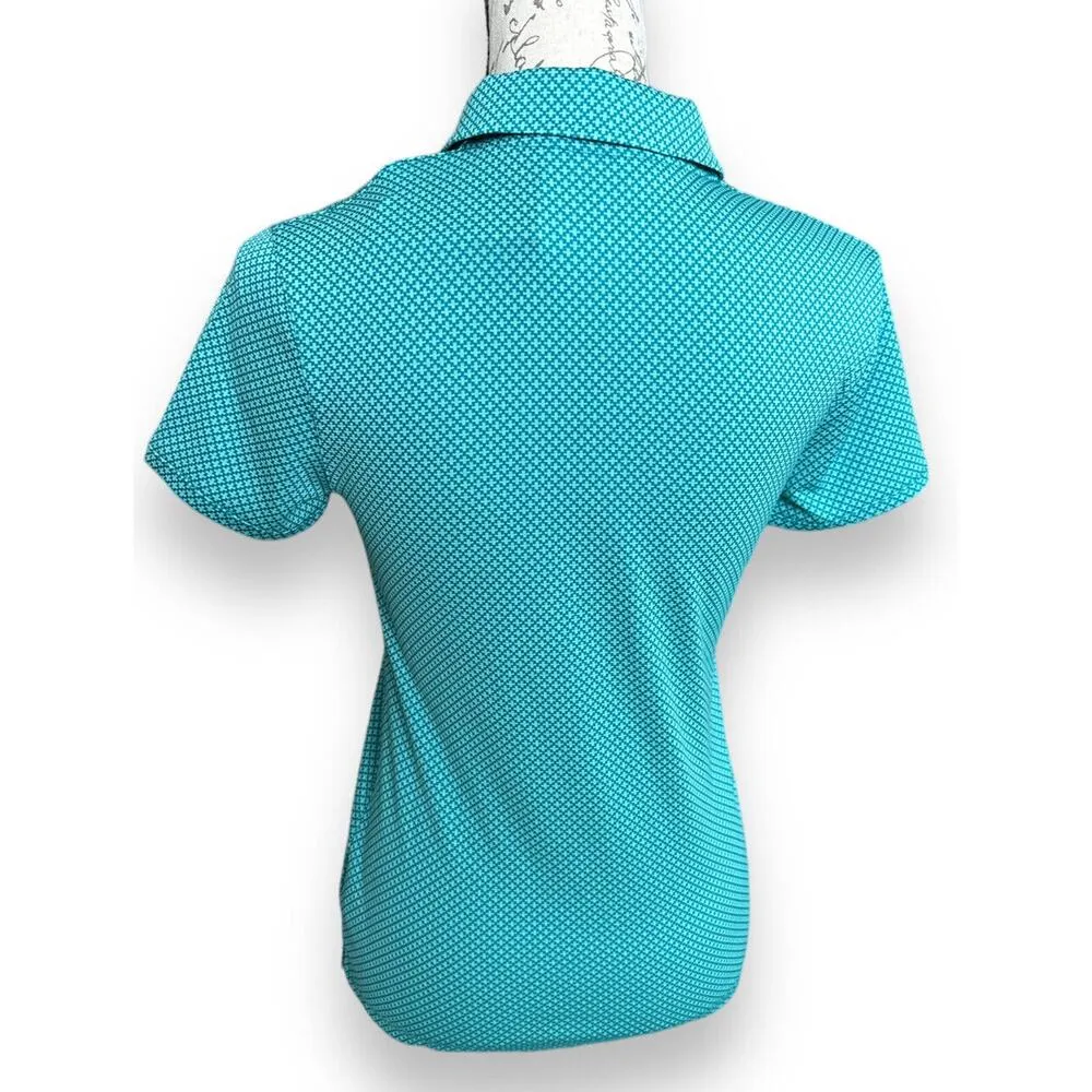New Nike Women's Dri-FIT Victory Short Sleeve Polo DH2320-392 Teal Green XS - Image 3