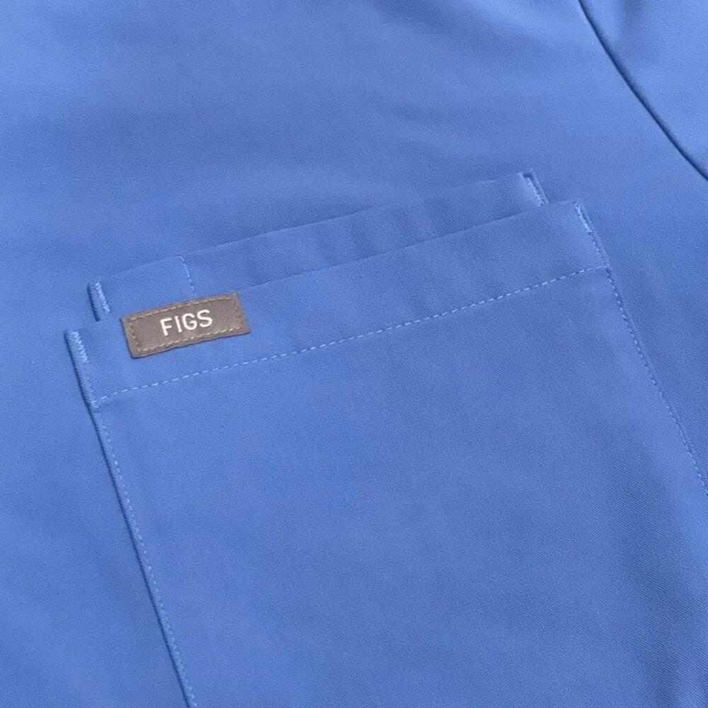 Figs blue scrub top size large - Image 3