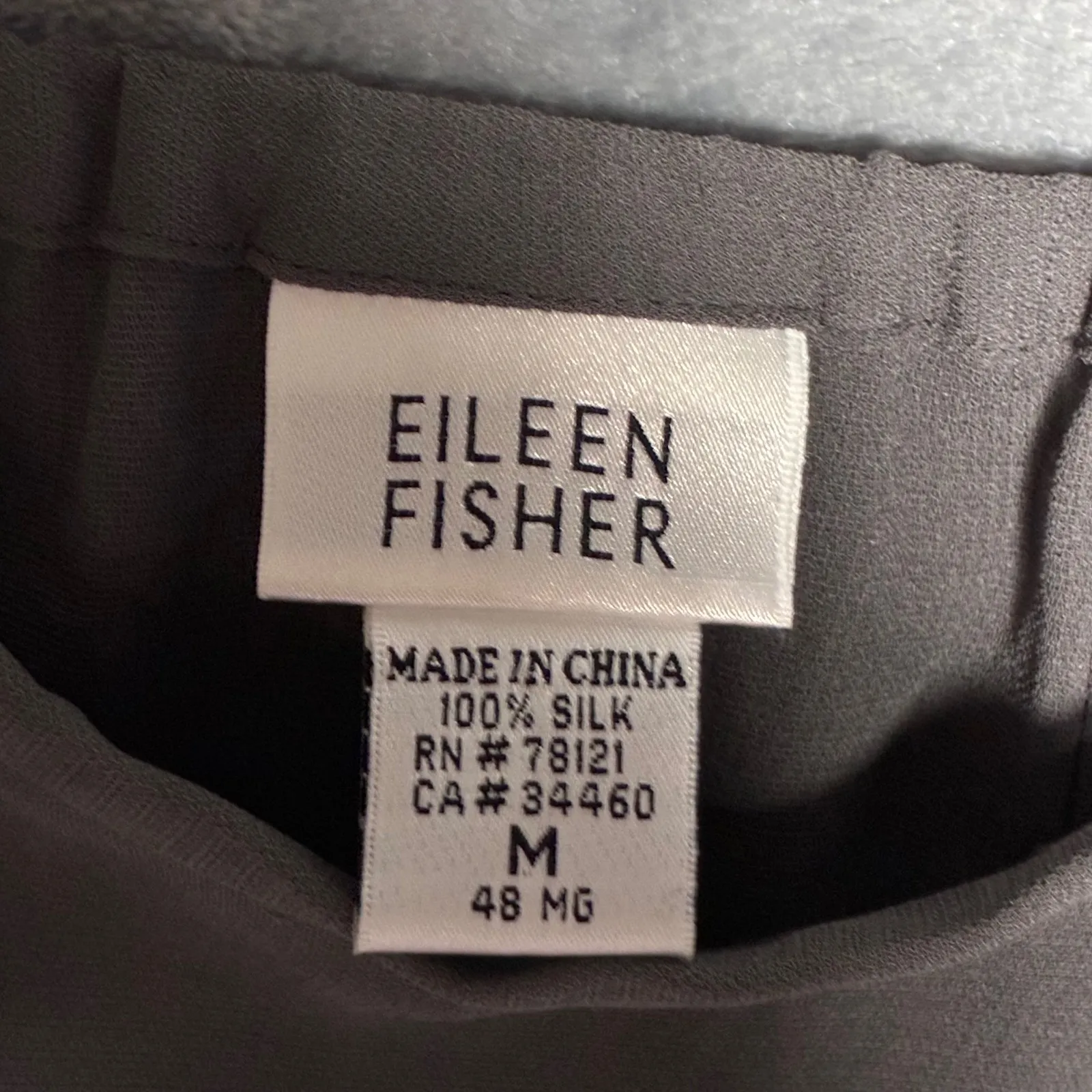 Eileen Fisher Silk Midi Skirt Side Slit Women's M - Image 5