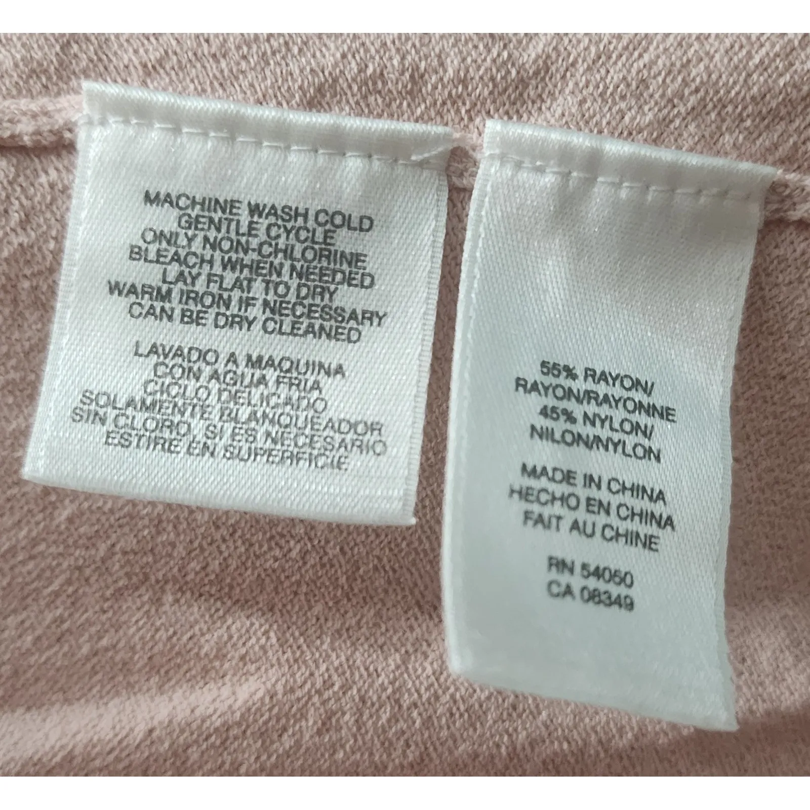 JONES NEW YORK COLLECTION Pink Knit Sweater Tank Cardigan Set Women's Size L Size L - Image 7